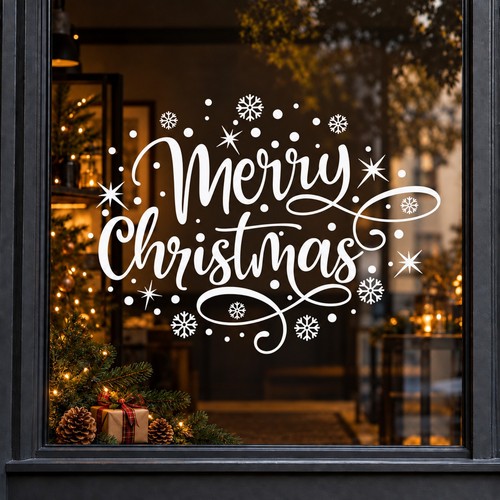 Merry christmas sticker for - christmas,