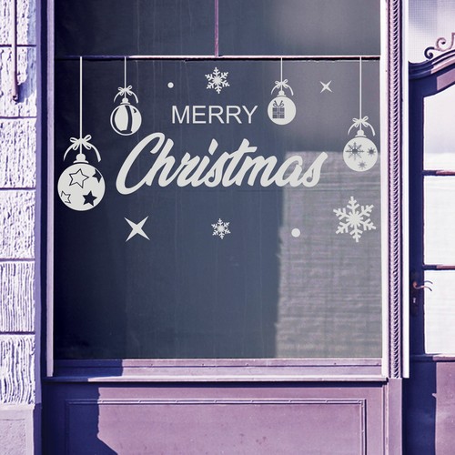 Christmas shop window merry - window,