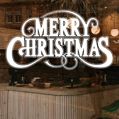 Christmas window wall - window, stickers