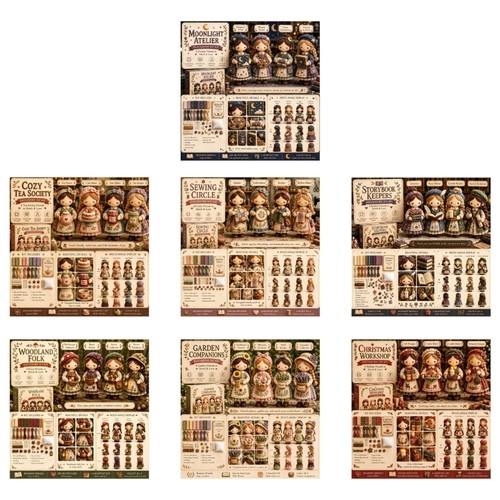 Hand assembly scene sewing set - scene,