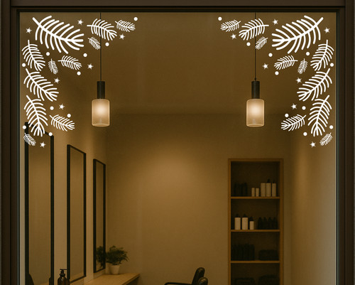 Christmas corner decorations - christmas,