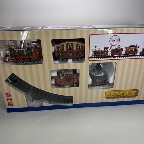 Lemax north pole line railway - north,