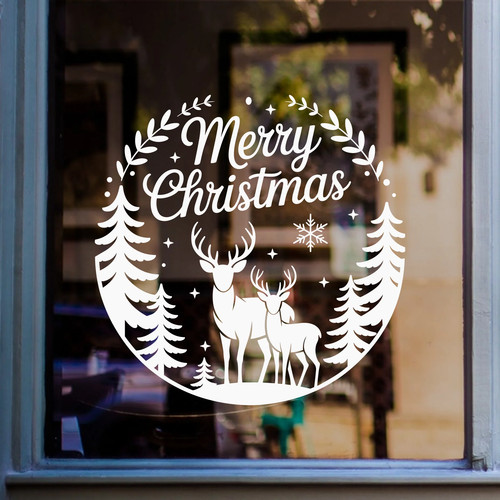 Merry christmas wreath - merry,