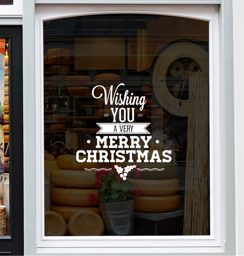 Wishing you very merry - a,