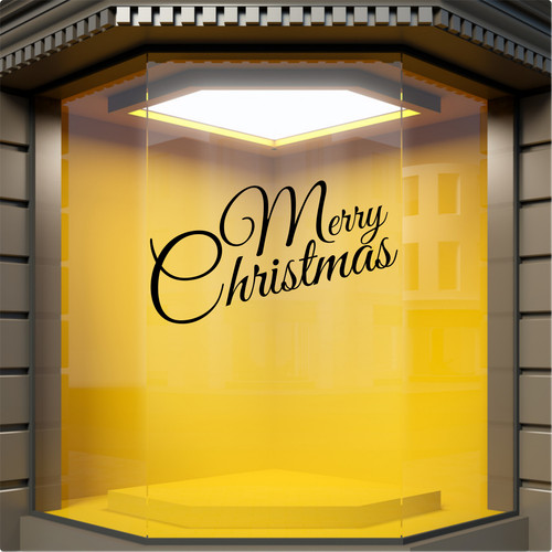 Merry christmas shop window - merry,