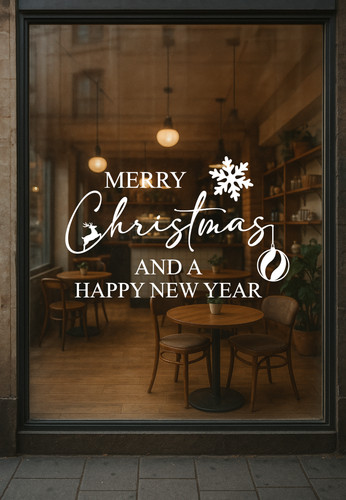 Christmas window wall stickers - christmas,
