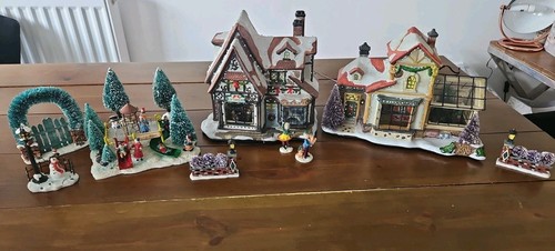 The village scene fibre - scene,