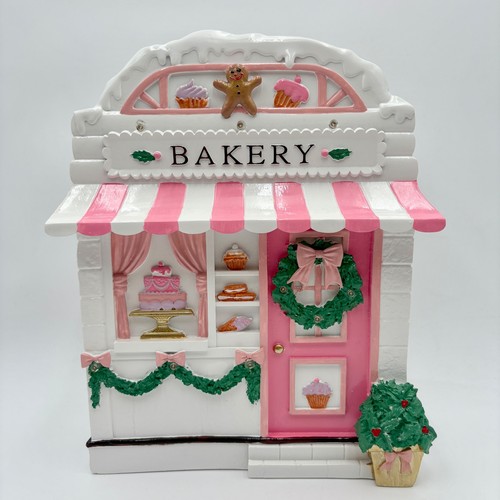 Light bakery shop display - up,