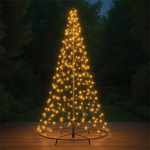 Pre lit christmas tree - lit,