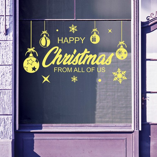 Christmas shop window happy - shop,