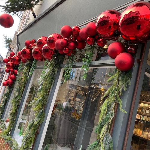 Christmas bauble shop - shop, retail