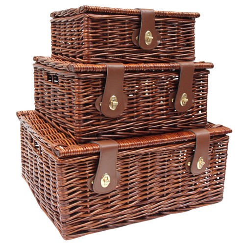 Empty wicker hamper - wicker,