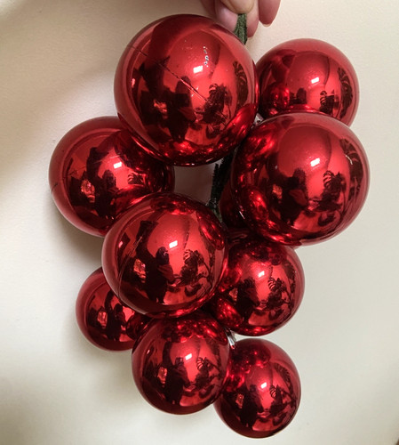 Vintage christmas baubles - christmas,