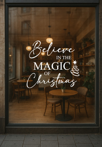 Christmas window wall stickers - window,